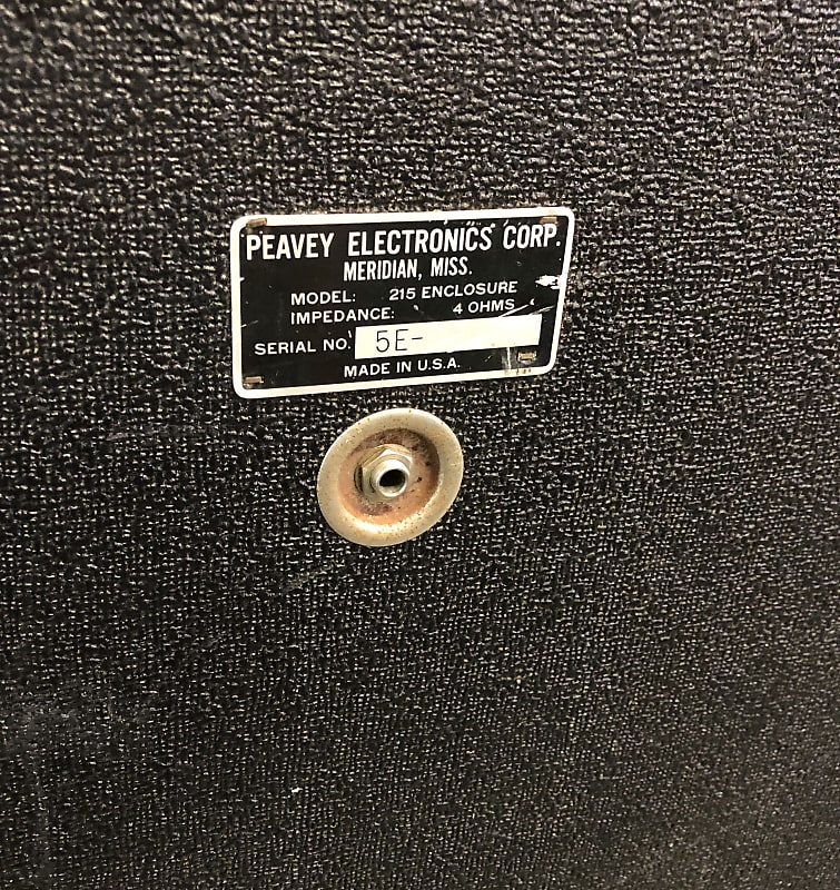 Peavey 215 2x15 Speaker Cab Cabinet