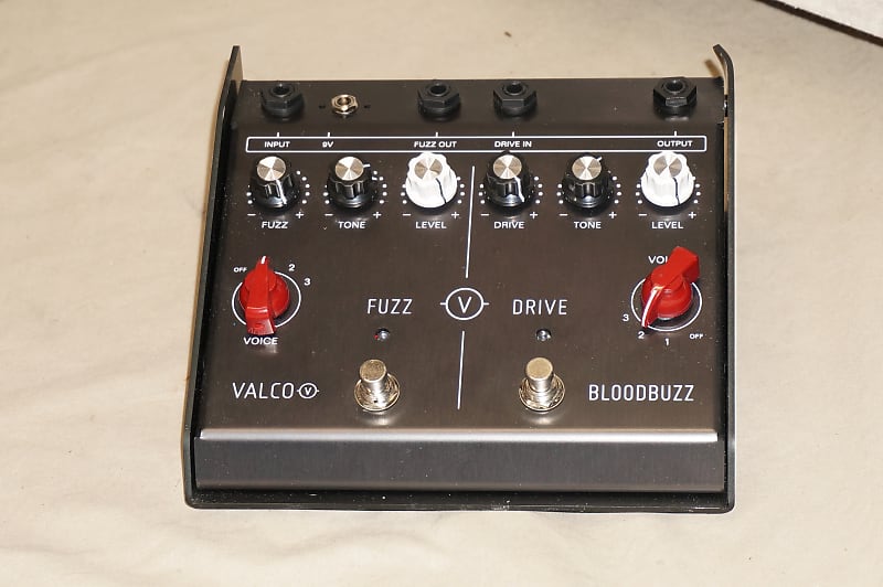 Eastwood Valco Bloodbuzz Overdrive Fuzz Pedal Black