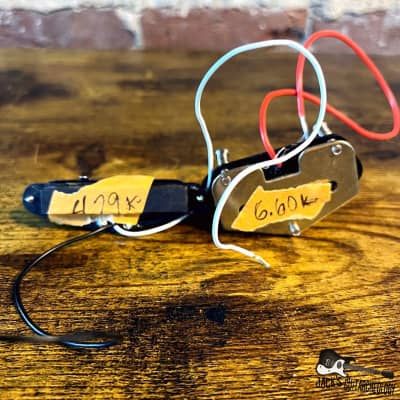 Squier Tele Pickups (2000s - Chrome and Black) image 2