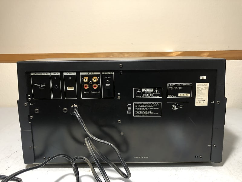 Sony CDP-CX100 CD Changer 100 Compact Disc Player HiFi Sony CDP-CX100 CD Changer 100 Compact Disc Player HiFi