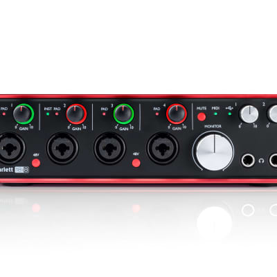 Focusrite Scarlett 18i8 (2nd Gen) 18 In / 8 Out USB Audio Interface image 1