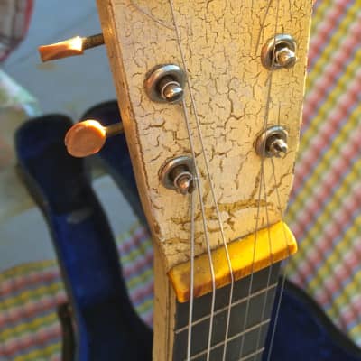 Super Rare USA Made 30's/40's Guildan Lap Steel Guitar W/OHSC image 6