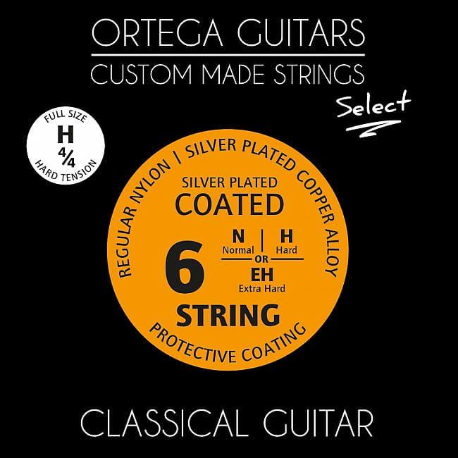 ORTEGA NYS44H Custom Made 4/4 Classical Guitar Select String Set Hard image 1