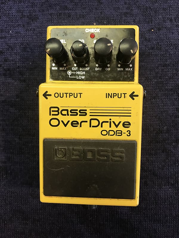 Boss Bass OverDrive ODB-3 Yellow image 1