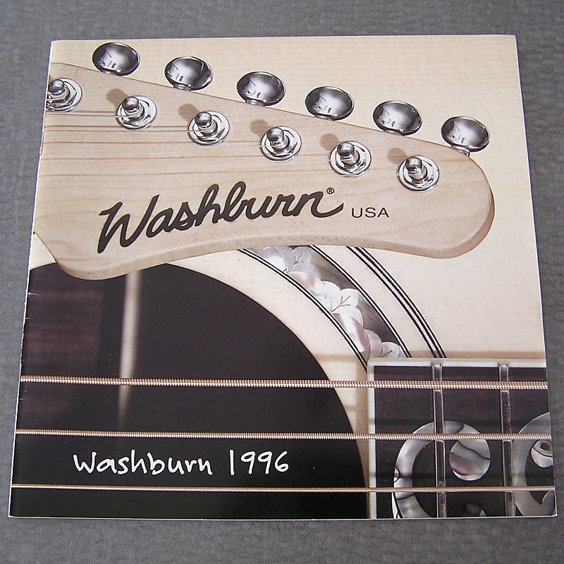 Washburn Catalog 1996 Excellent condition! Dimebag, Nuno, Reverb