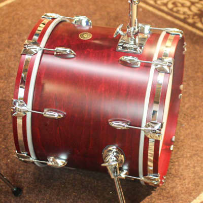 Gretsch Broadkaster Satin Rosewood Drum Set - 18,12,14 - SO#1273967 image 2