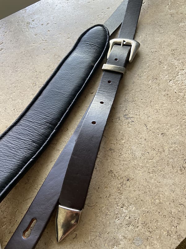 Levy’s Cowboy Brown Leather Guitar Strap | Reverb