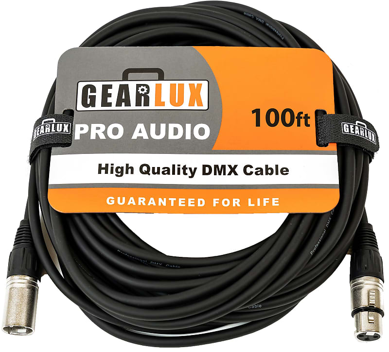 Accu Cable DMX 100-Ft. 3 PIN DMX Cable AC3PDMX100 4-PAK