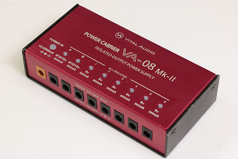 ギター VITAL AUDIO POWER CARRIER VA-08 MKII Vital Audio POWER CARRIER VA-08 Mk-II《パワーサプライ》【Web
