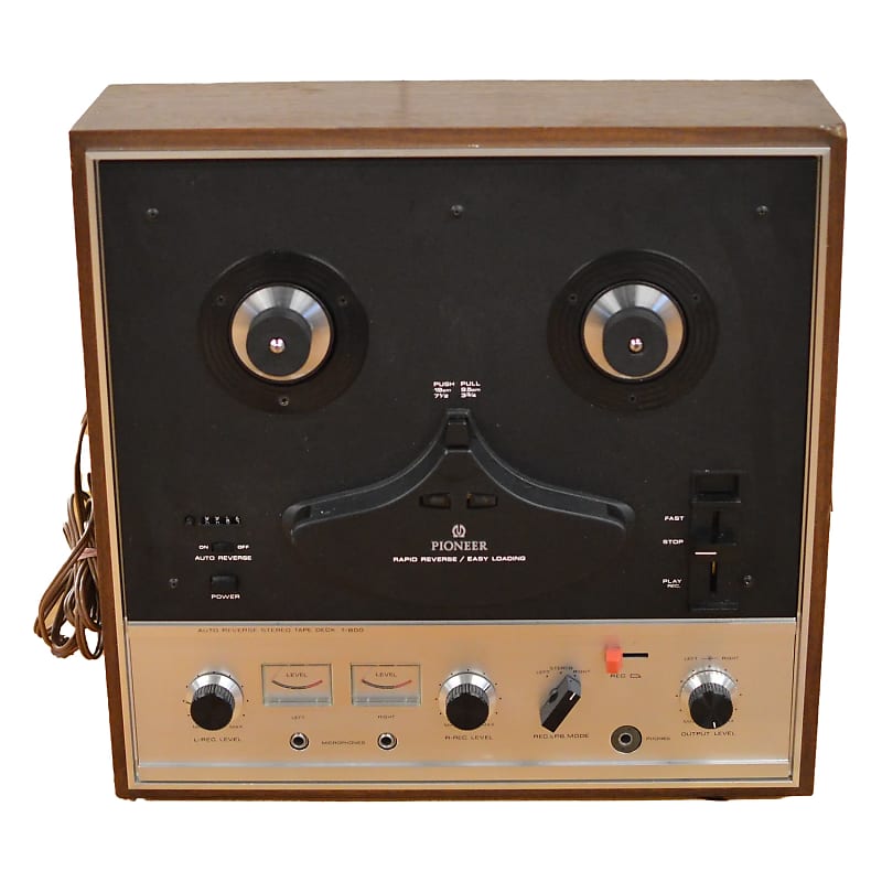 Pioneer T-600 4-Track Stereo 1/4 Reel-to-Reel Tape Deck (1969
