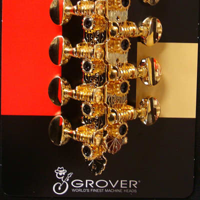 Grover V97G Vintage Sta-Tite ™ Tuning Machines, Gold Finish | Reverb