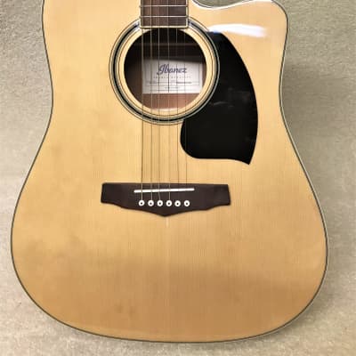 Ibanez PC15ECENT Performance Sapele / Nyatoh Grand Concert with Cutaway 2019 - Natural for sale