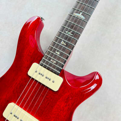 PRS McCarty Korina Soapbar Brazilian Rosewood 2007 - Vintage Cherry image 3