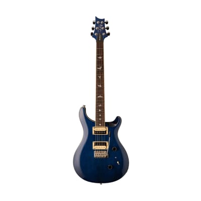 PRS SE Standard 24 Electric Guitar w/Bag, Translucent Blue image 1