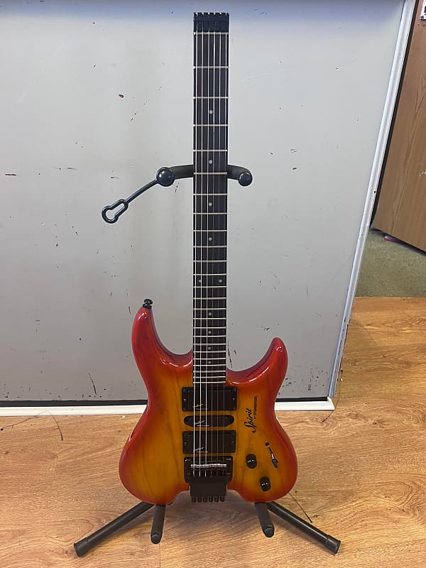 Steinberger Spirit GU-Deluxe Cherry Burst Headless Electric Guitar