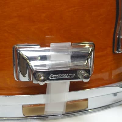 NEW! Ludwig Made In Taiwan Rocker Elite 6 x 14" Amber Lacquer Finish Snare Drum - Excellent Quality! image 4