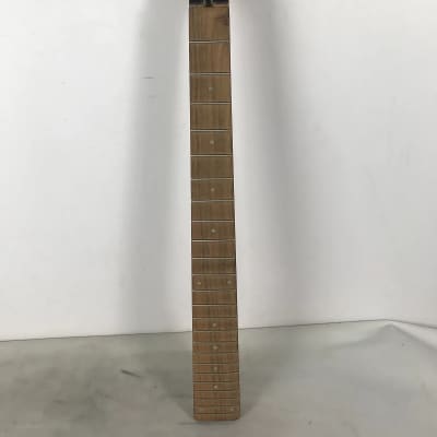 24 Frets Maple Wood Guitar Neck with Rosewood Fingerboard with Black Headstock image 1