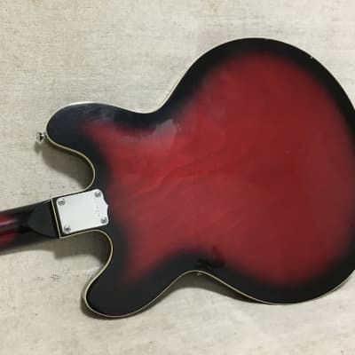 Vintage Tempo Hollow body 1960’s Red burst image 18
