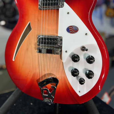 New Rickenbacker 360 Fireglo Electric Guitar w/ OHSCase, Free Ship, Auth Dealer 360FG 704 image 2