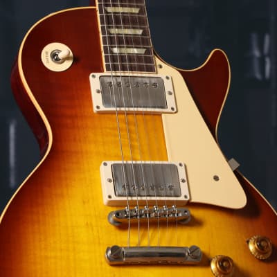 Gibson Custom 1958 Les Paul Standard Reissue VOS Electric Guitar Iced Tea Burst (serial - 3793) image 5