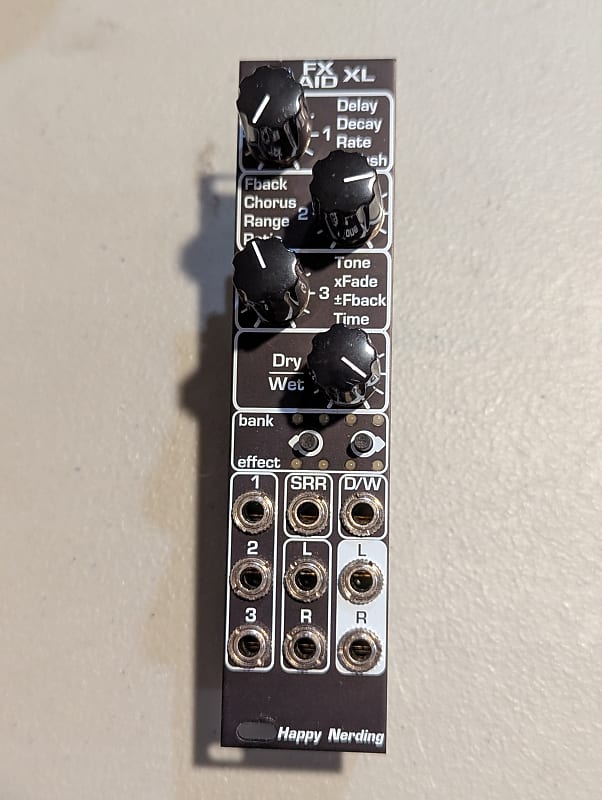 Happy Nerding FX Aid XL Eurorack Multi Effects Module (Black