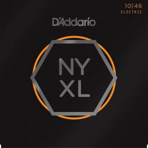 D'Addario NYXL1046 Nickel Wound Electric Guitar Strings, Regular Light Gauge
