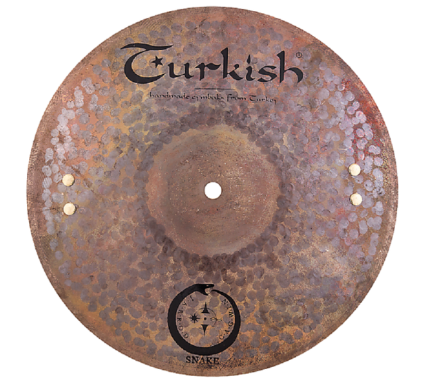 Turkish Cymbals 12" Soundscape Series Jarrod Cagwin Snake Hi-Hat SN-H12 (Pair) image 1
