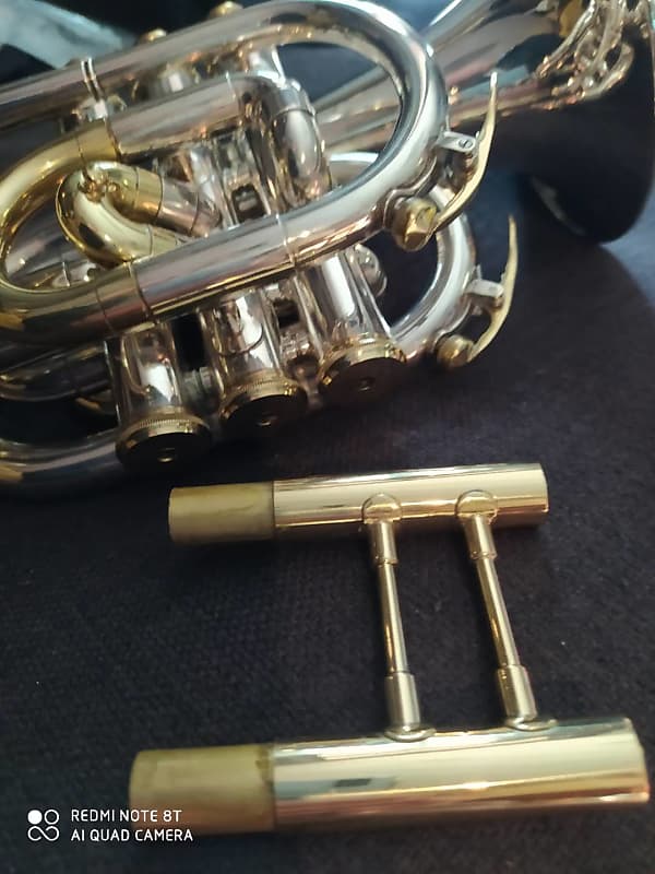 Berkeley Rare C Pocket Trumpet in Silver w/Biggest Bell Berkeley Rare C Pocket Trumpet in Silver w/Biggest Bell