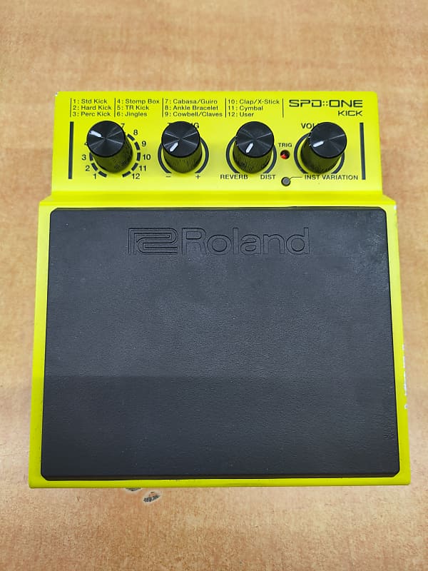 Roland SPD::One Kick Digital Percussion Pad 2010s - Yellow image 1