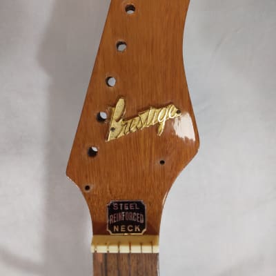 Unbranded Vintage Prestige Electric Guitar Husk 1960s - Tobacco Burst image 5
