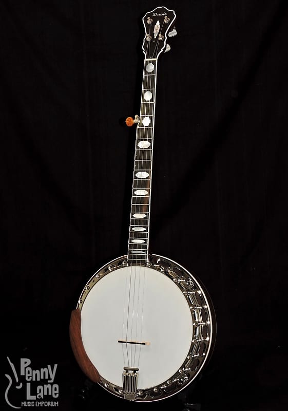 Davis Vintagetone TT Top Tension 5 String Banjo with Case