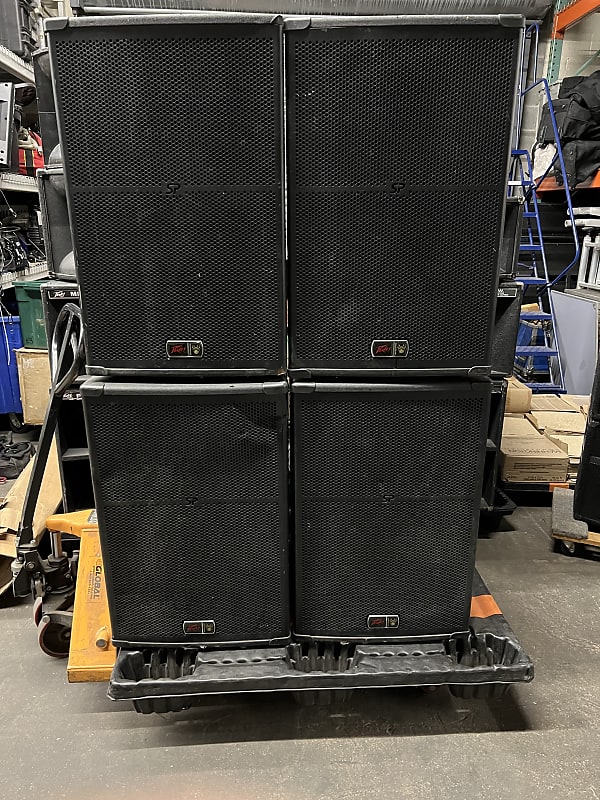 Peavey 2 X Peavey Sp118 Subwoofers & 2 Peavey Sp2 Tops Black | Reverb