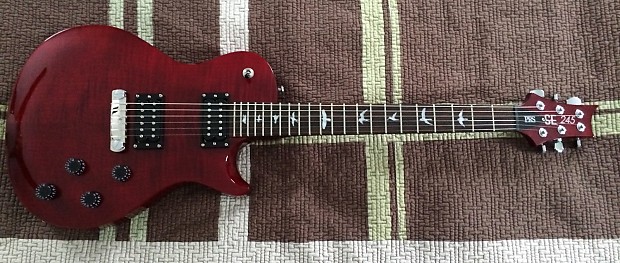 Paul Reed Smith PRS SE 245 w/ many upgrades - 2012 Scarlet
