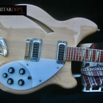 ♚ IMMACULATE ♚ 2005 RICKENBACKER 360-12 Deluxe ♚ MapleGlo ♚ Shark Tooth Inlays ♚ PRO SET UP !♚ 330 ♚ image 23