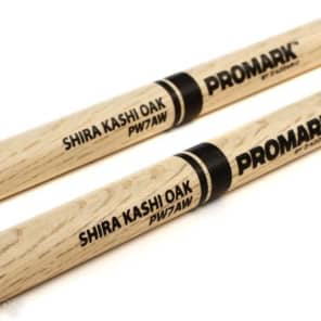 Promark Classic Attack Drumsticks - Shira Kashi Oak - 7A - Wood Tip image 3