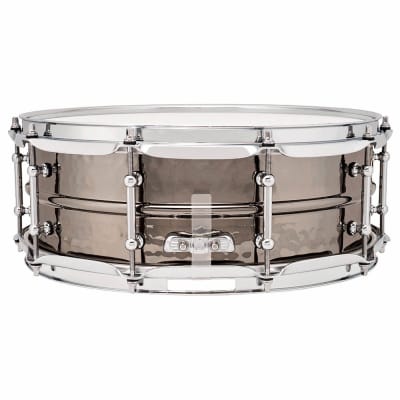 LUDWIG LB417KT Black Beauty Brass Shell Snare 6.5x14 Hammered Shell Tube  Lugs