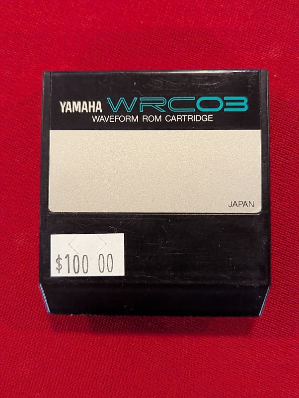 Yamaha WRC03 - Waveform ROM Cartridge 1980's - Black image 1