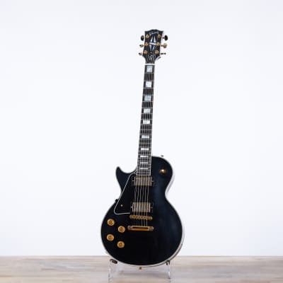 Gibson Les Paul Custom (Left-Handed) VOS, Ebony | Custom Shop Modified image 2