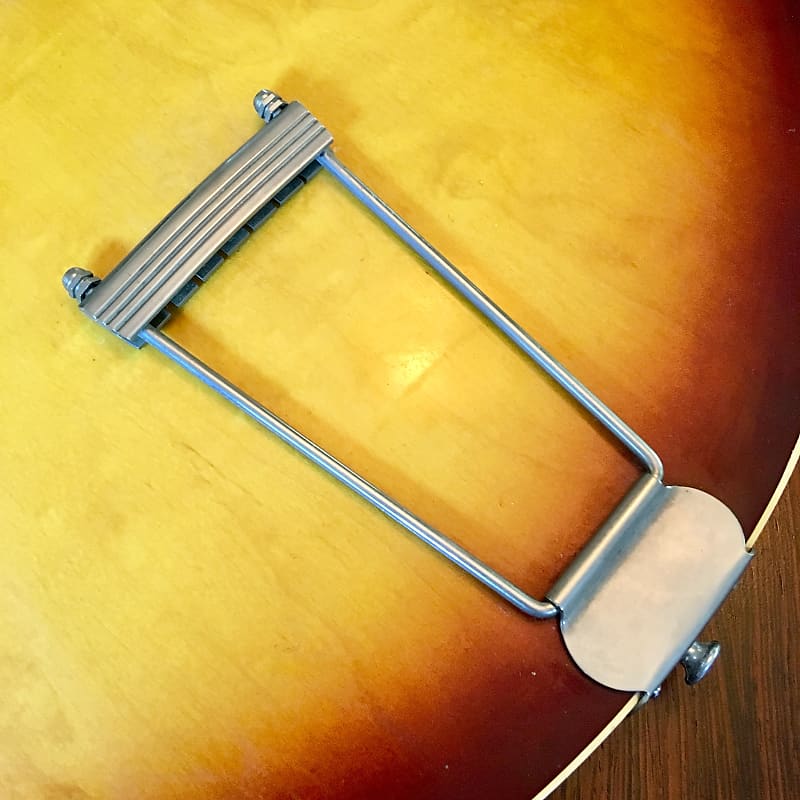 Gibson/ epiphone Trapeze tailpiece c 1960 Nickel original Reverb UK