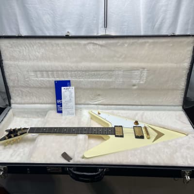 Gibson Reverse Flying V Guitar with Case 2007 - White for sale