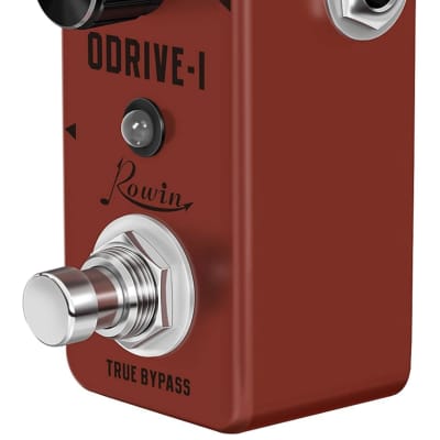 Rowin Rowin Overdrive Guitar Effect Pedal Mini Analog Pedal Classic Blues True Bypass 2023 - Rust image 3