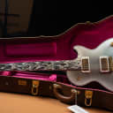 2018 Gibson Crimson Les Paul Custom Ice Burst Ebony Board Chambered Dual Classic 57's Ltd*672-i5r75
