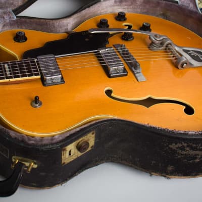 Guild Duane Eddy DE-400 B Thinline Hollow Body Electric Guitar (1967), ser. #EH-250, original black hard shell case. image 12