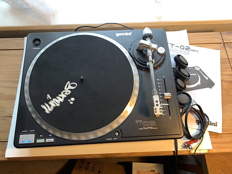 上品】 MKⅡ TT02 gemini ダイレクトドライブターンテーブル 完動品 DJ 