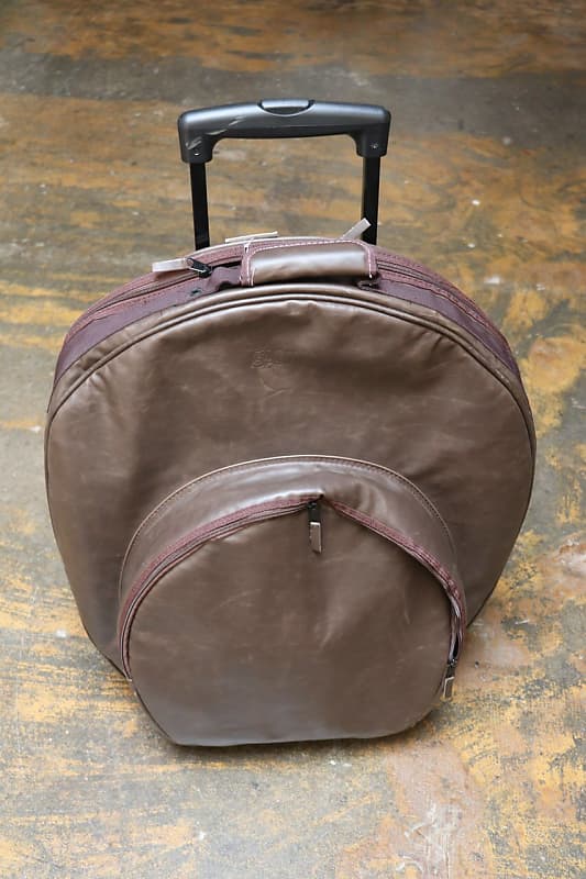 Sabian 24" Pro Cymbal Bag w/Wheels Vintage Brown Reverb