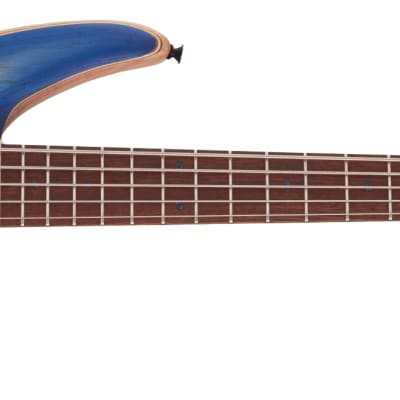 Jackson Pro Series Spectra V 5-String Electric Bass Guitar, Blue Burst Finish image 3