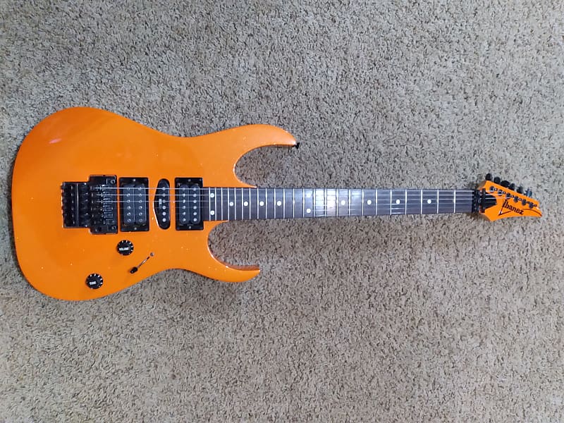 Ibanez RG570 1989 - 1994 - Sparkle Orange | Reverb Ibanez RG570 1989 - 1994 - Sparkle Orange | Reverb