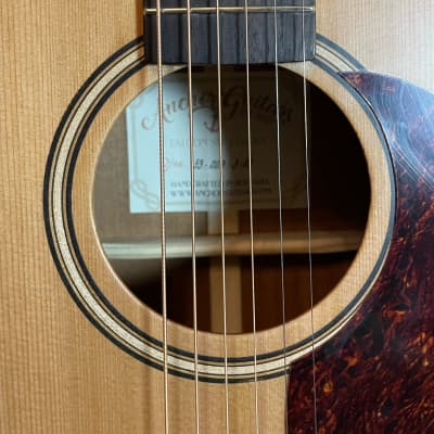 Anchor Guitars Falcon Europe SW Cedar/Sapeli Natural Satin Acoustic Guitar Made in Europe All Solid image 4