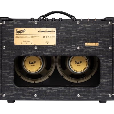 Supro Ambassador 50W Custom Black 2x10 Tube Combo Guitar Amplifier image 4