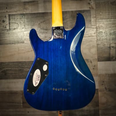Schecter Omen Extreme-6 Ocean Blue Burst B-Stock Electric Guitar image 6